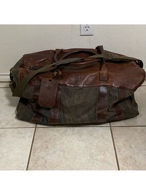 Moore & Giles Duffle Cleland XL Duffel Waxwear Rangertan waxed canvas & leather